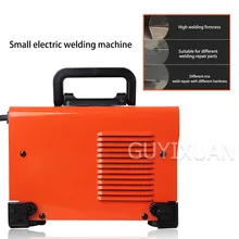 Бытовой портативный сварочный аппарат 220 в небольшой инвертор постоянного тока полный медный сердечник аппарат для ручной сварки