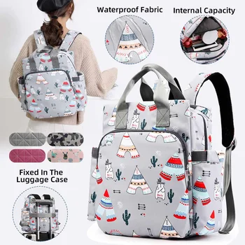 

Mommy Diaper Bags Landuo Mother Large Capacity Travel Nappy Backpacks with changing mat Convenient Baby Nursing Bags