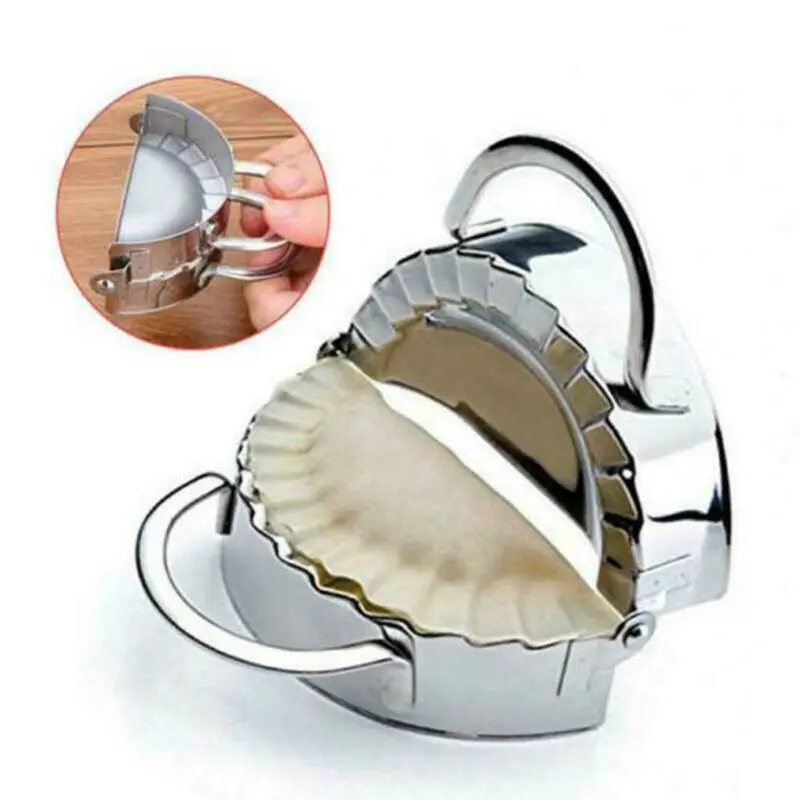 Dumpling Mould Maker Stainless Steel Dough Presser Cutter Press Pie Set 2 Sizes Available | Дом и сад
