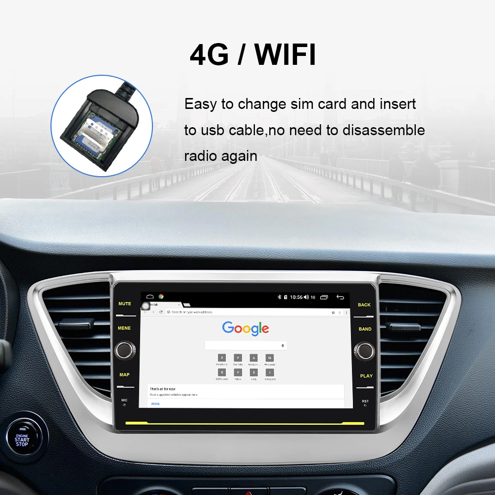 Автомобильный DVD мультимедийный плеер для hyundai Solaris- 2Din автомобиль Android 8,1 Авторадио gps навигация Радио Кассетный рекордер
