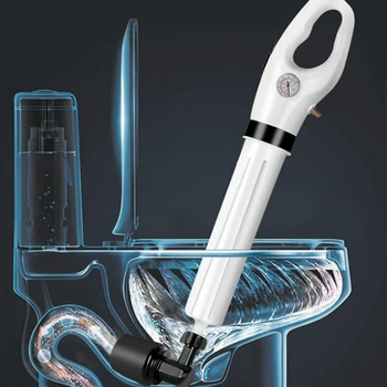 Hoge Druk Lucht Afvoer Blaster Gun Afvoer Verstoppen Baggeren Tool Krachtige Toilet Plunger Vijzel Reiniger Voor Badkamer Keuken Floor Sink Hoge Druk Lucht Afvoer Blaster Gun Afvoer Verstoppen Baggeren Tool Krachtige Toilet Plunger Vijzel Reiniger Voor Badkamer Keuken Floor Sink