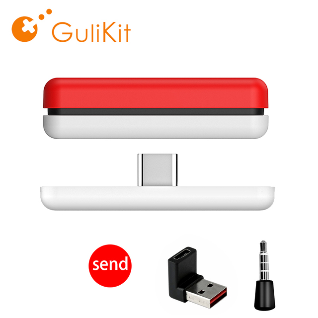NS07 Route Air Wireless Bluetooth Audio Receiver transmitter Adapter USB-C with Microphone For Nintendo Switch PS4 PS5