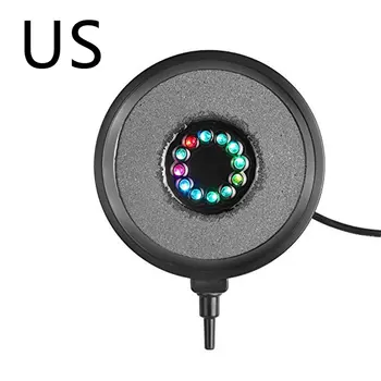 

QPL-100 Bubble Stone Aquarium Fish Tank Oxygenation Pump Aquarium Round Bubble Aeration LED Colorful Waterproof Light
