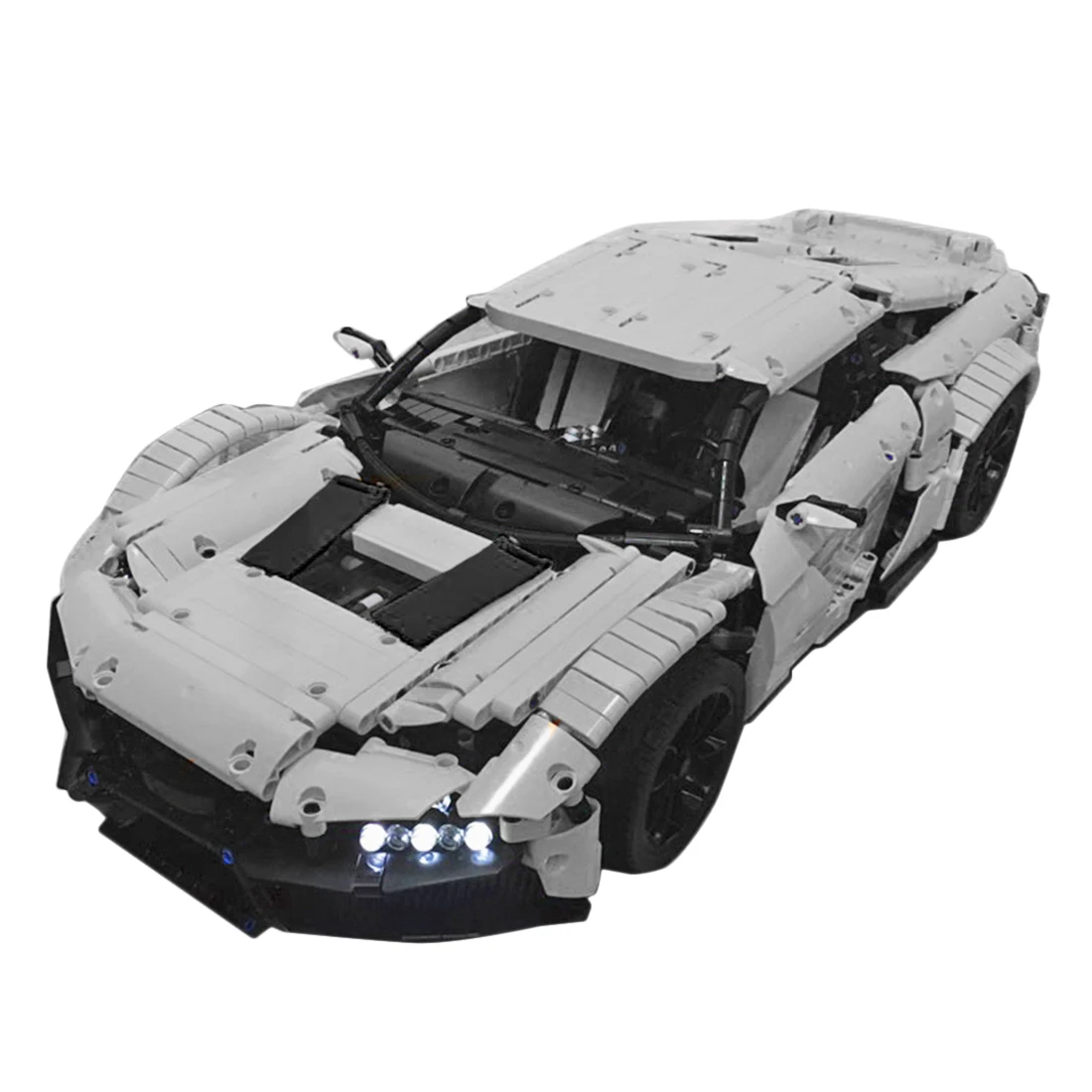 

7177Pcs MOC Rescue Engineering Vehicle Model DIY Building Block Vehicle Toy For 8+ - Light Grey Static/Dynamic Version