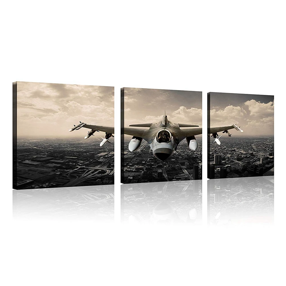 Vintage-Airplane-Giclee-Print-3-Pieces-Modern-Home-Decorations-Wall-Art-Canvas-Painting-for-Living-Room