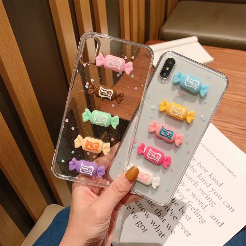 LISCN мягкий чехол для телефона iPhone 6 6s 6plus Plus 7 8 7Plus 8Plus X XS XR Xs Max милый прозрачный