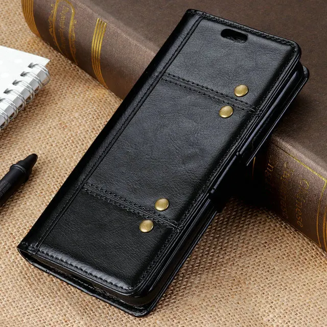 Роскошный кошелек для Coque samsung A50 чехол samsung Galaxy A50 чехол Флип кожаный для samsung A50s Etui A10 A 50 S 50 S SM-A507 чехол - Цвет: Black (FMW)