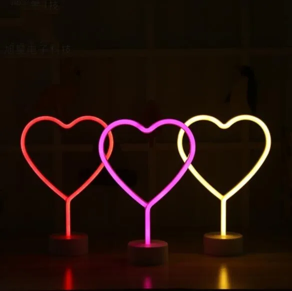 

Led love neon modelling lamp core type neon modelling lamp ins dormitory night lamp