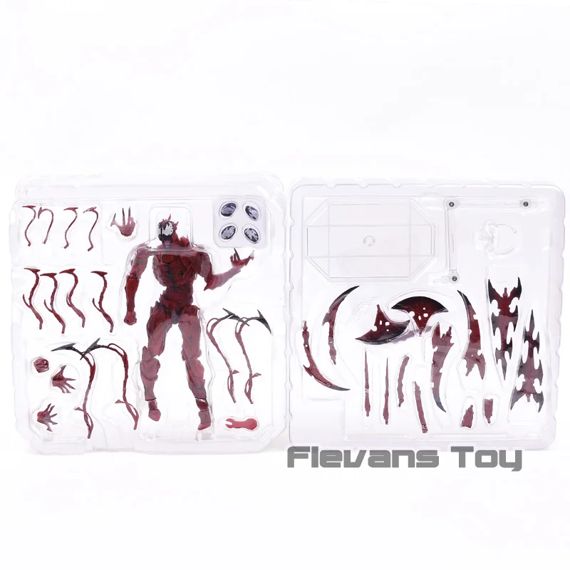 Невероятная серия Yamaguchi Revoltech NO.008 Carnage ПВХ фигурка Коллекционная модель