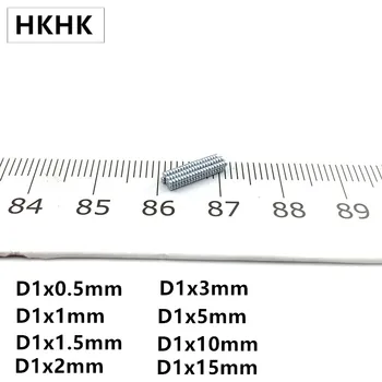 

1mm Micro Magnet Round Diameter 1mm 0.5～5mm Height 0.039" Tinny Precision Disc Medical Neodymium Sensor Magnetics 100pc