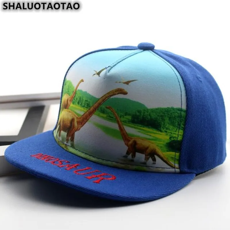 Новая Детская кепка с динозавром из мультфильма SHALUOTAOTAO модные персональные