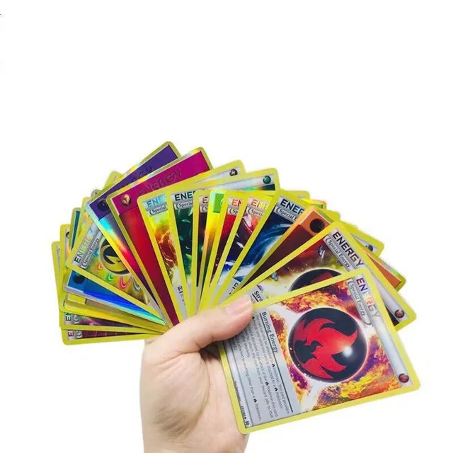 Pokemon Cards Game ENERGY Card Battle TAKARA TOMY Collection Shining English Trading Card Booster Box Kids Toys Children Gift 4