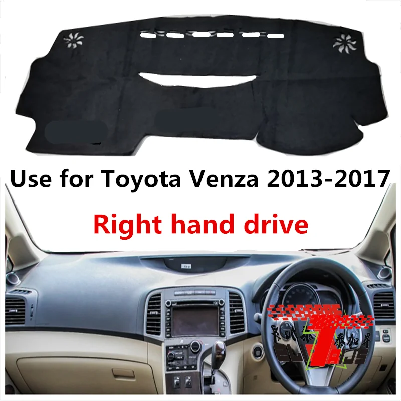 Taijs чехол для приборной панели автомобиля с правым приводом для Toyota Venza 2013- модный дизайн Индивидуальный размер анти трещин высокий уровень коврик