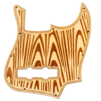 

SEWS-Maple Wood Guitar Pickguard Anti-Scratch Plate Guard For Fender Strat Electric Guitar Replacement Parts - Wave Pattern