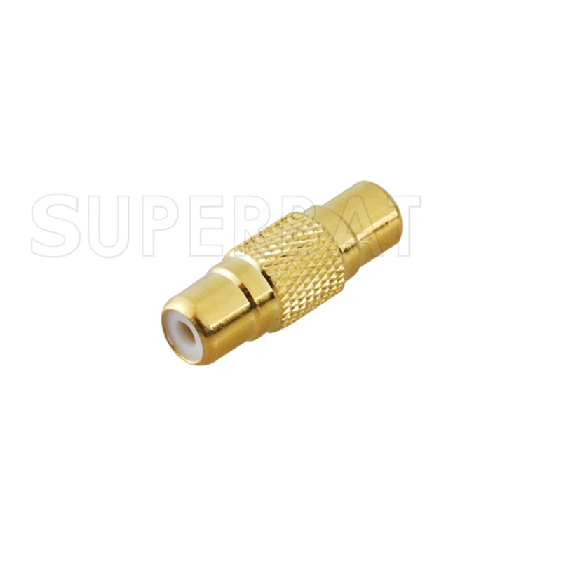 RCA Adapter Female Straight RF Coaxial Connector for Audio Video