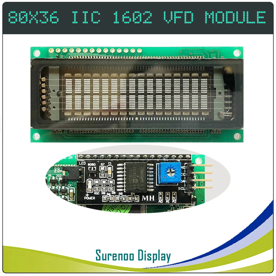 1602 16X2 162 серийный IIC igc VFD экран модульная ЖК-панель для Arduino