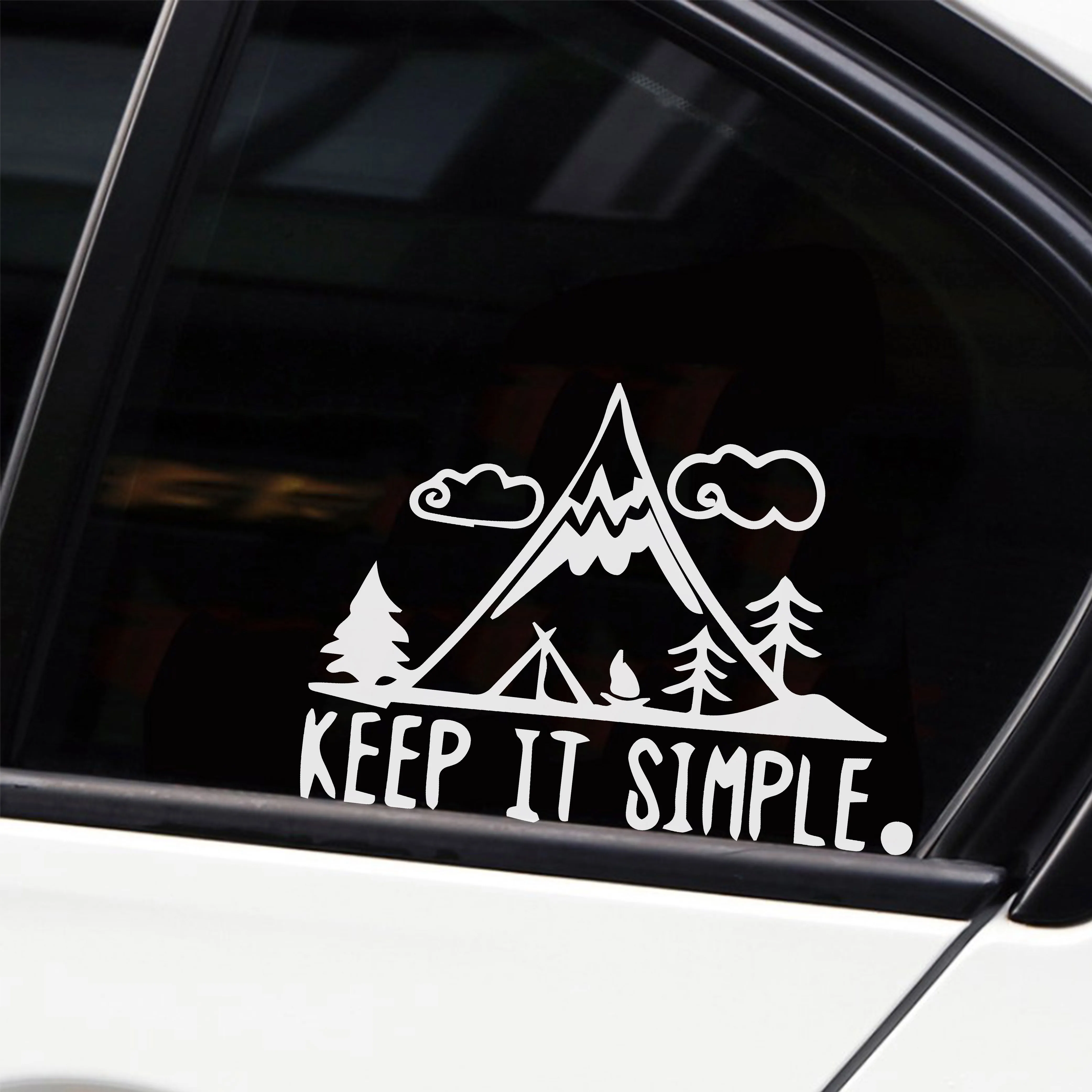 

Cartoon Simple Car Sticker Vinyl Auto Sticker Oil Tank Cover Car Styling Custom Sticker