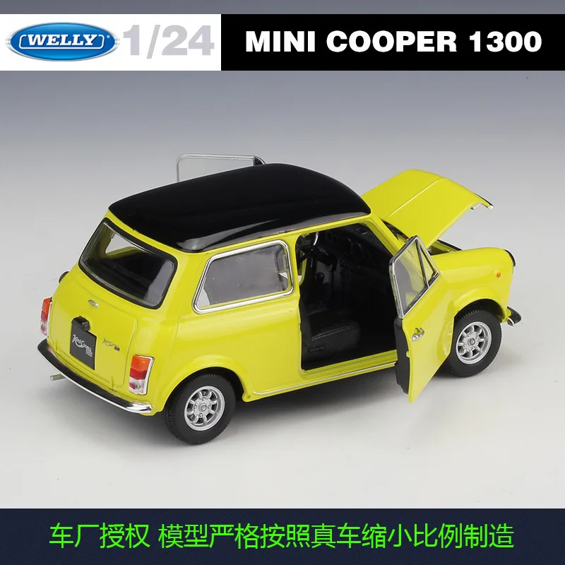 WELLY 1:24 MINI COOPER 1300 автомобиль спортивный моделирование сплава модель ремесел