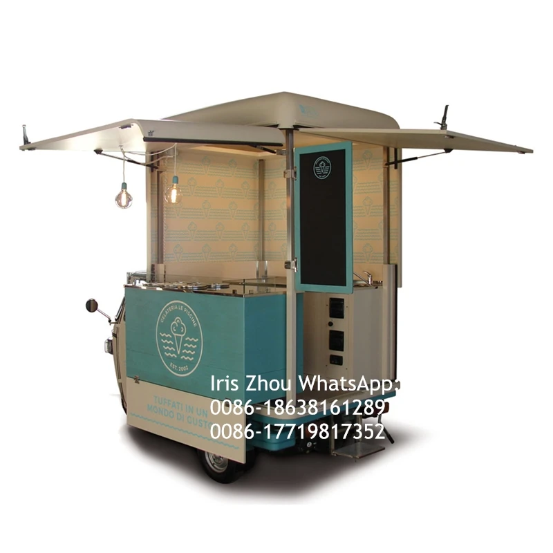 Самый красивый дизайн Piaggio мобильный бар Piaggio Ape бар Piaggiao Ape пищевой грузовик для продажи США