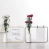 Creative Vase Home Decor Nordic Style Art Retro Vase Metal Plant Holder Deoration Iron Line Flower Ornament For Home Room Garden 2