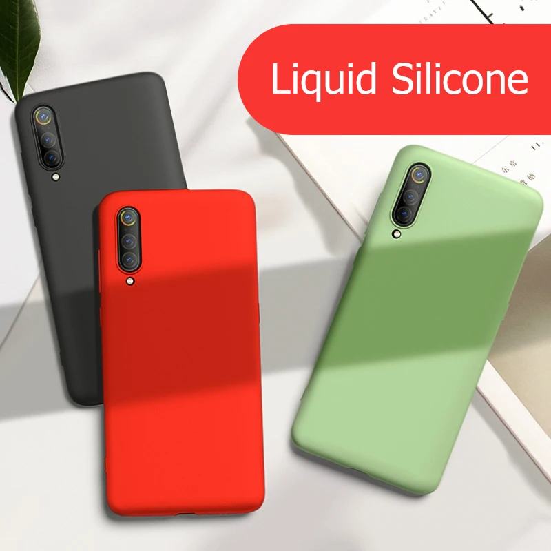 

Candy TPU Case For Xiaomi Mi A3 Case Carbon Fiber Solid Color Liquid Phone Case For Xiaomi Mi A3 Cover Mi A3 MiA3 Coque Fundas