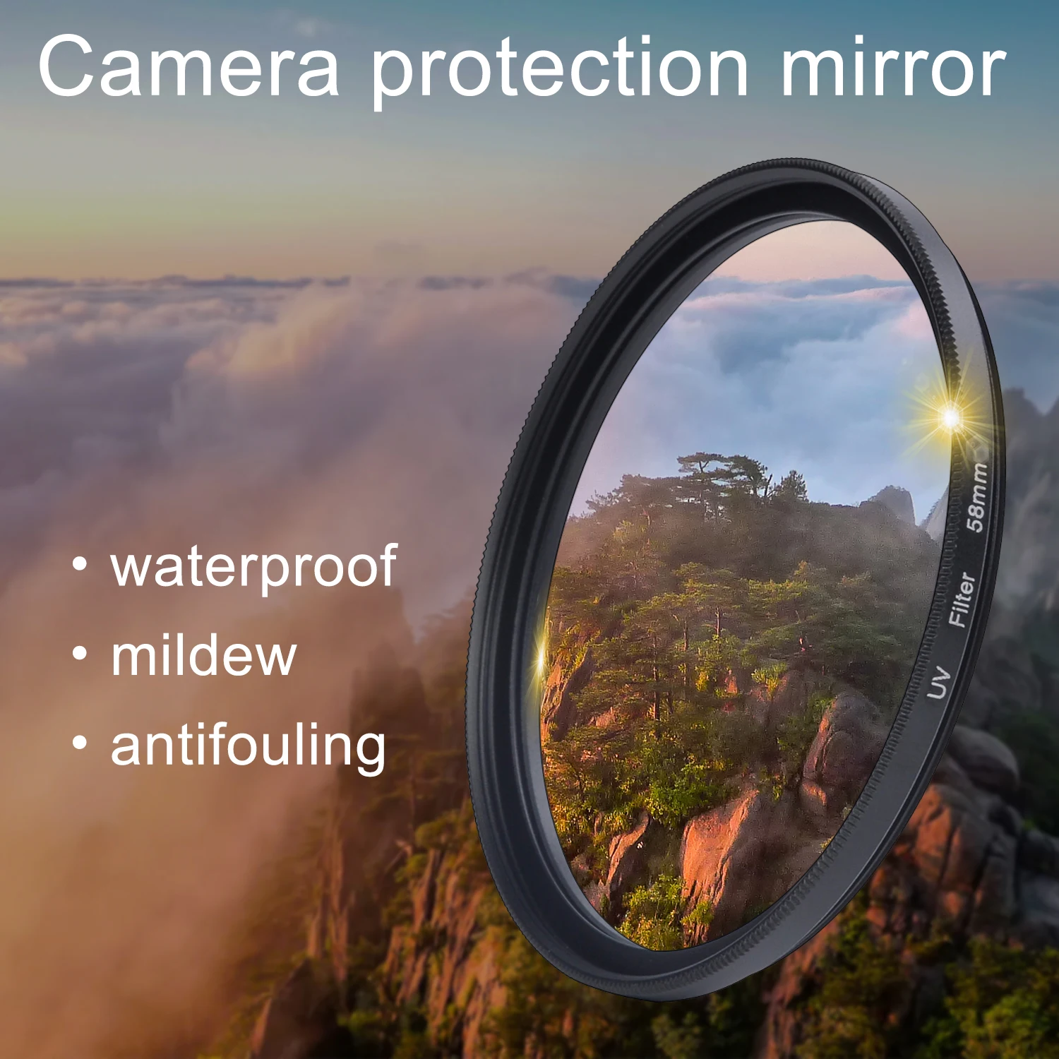 Фильтр для объектива камеры 49 мм 52 55 58 62 67 72 77 Фильтры Canon Nikon Sony аксессуары