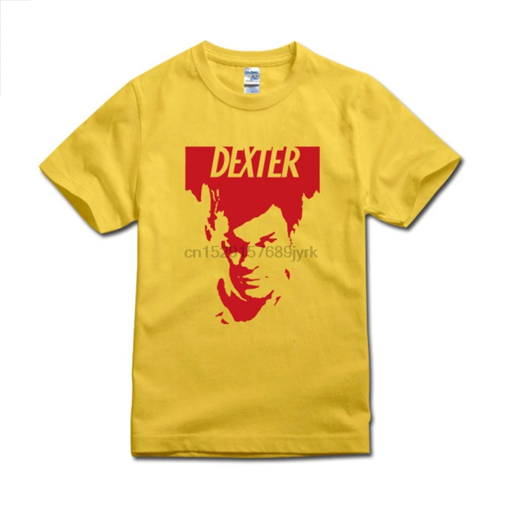 Dexter Tv Series Повседневная мужская футболка с коротким рукавом размера плюс Xs-Xxl Morgan