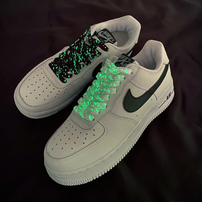 DIY Luminous Tie dye Sneaker Shoelace for Nike Air Force 1 ... +