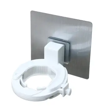 

Wall Mounted Self Adhesive Shampoo Dispenser Holder Sanitizer Bottles Shower Gel Liquid Soap Storage Rack For Bathroom Toilet