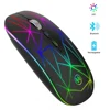 RGB Wireless Mouse Computer Bluetooth Mouse Rechargeable Mouse Wirelesss Silent Mause LED Backlit Gaming Mice For Laptop ipad