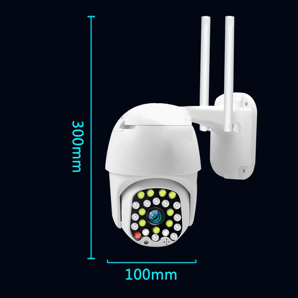 1080P облако Wifi PTZ камера водонепроницаемый 2MP полный цвет автоматическое отслеживание CCTV безопасности IP камера 4X цифровой зум скорость купольная камера IP