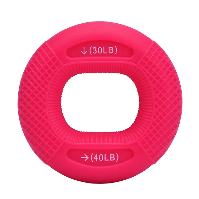 Silicone Adjustable Hand Grip 20-80LB Gripping Ring Finger Forearm Trainer Carpal Expander Muscle Workout Exercise Gym Fitness 6