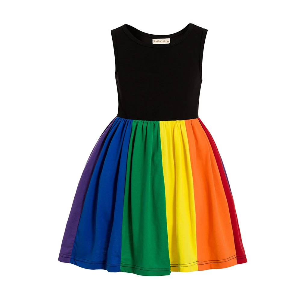 Rainbow Birthday Party Dress Jojo Siwa Tutu Dress Birthday Rainbow dress Girls rainbow twirl dress Party twirly