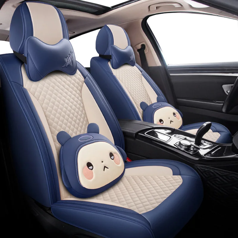 Leather car seat cover For BMW X2 F39 X3 E83 F25 G01 G08 X4 F26 G02 X5 ...