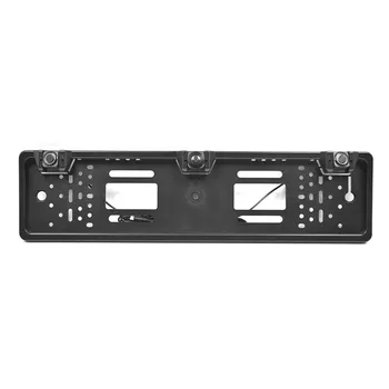 

EU License Plate Frame Backup Rear View Camera W/ Reversing Parking Sensor Bling License Plate Frame