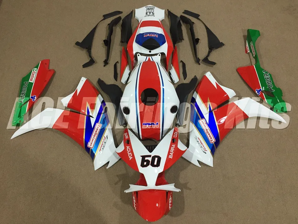 

New fairings kit Injection For HONDA CBR1000RR 12 13 14 15 16 CBR 1000RR 1000 RR 12-15 CBR1000 RR 2012 2013 Fairing red blue TOP