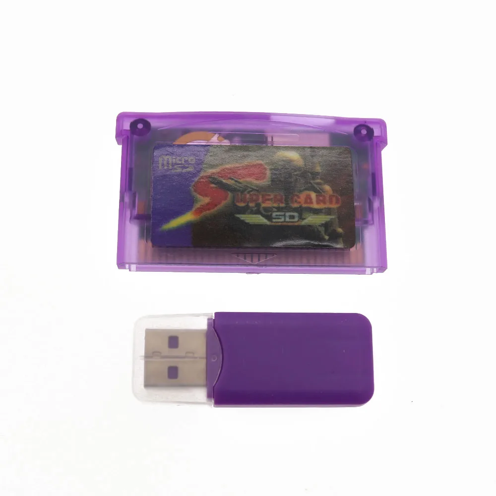 Mini cartucho adaptador de tarjeta Flash SD, dispositivo de respaldo de Juego de 2GB con unidad Flash USB para GBA SP GBM IDS NDS NDSL