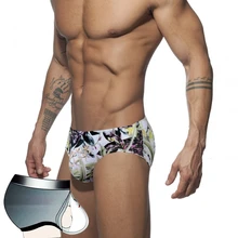 Сексуальная мужская одежда для плавания, плавки для плавания с низкой талией, пуш-пад, Водонепроницаемый купальник, быстросохнущие плавки для серфинга, пляжные шорты, Sunga