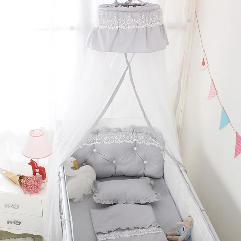 Nordic INS детская кроватка москитная сетка в Корейском стиле кружевное платье принцессы Детские кроватки штора-сетка детская кроватка чистый Клип держатель универсальная сетка Декор