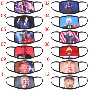 

New Design 1PC Trump Adult Mouth Face Mask Anti Smoke Safety Mask For Dust Breathable Washable Comfortable Beauty Protection Hot