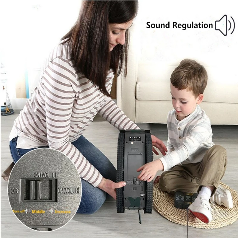 QLX RC Tank Independently Suspended Load-Bearing 2.4G HZ Radio Remote Control Tank Toys Drift Tank Time 40 Minutes RTG 2