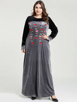 

Ramadan Long Abaya Turkish Dress For Muslim Vestidos Evening