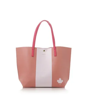 

Large Maple Leaf Shoulder Bag Handbag Color Matching Large Capacity A4 Book