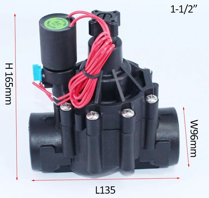 3/" 1" 1-1/" 1-1/2" Соленоидный клапан для орошения 220VAC 24VDC 24VAC 110VDC DC с фиксацией