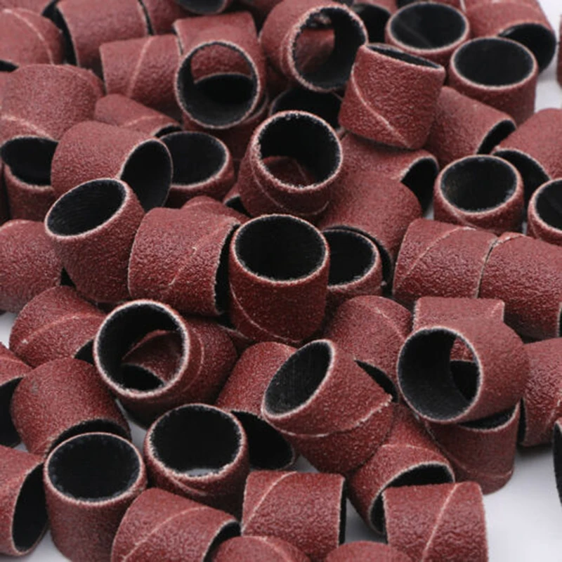 

Drill Chuck 100pcs 1/2" Sanding Drum Sleeves 120Grit Abrasive 2x Mandrels For Rotary Suitable Rotating Tools Dremel Accessories