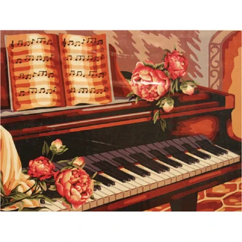 

5D Diamond embroidery piano diy diamond painting cross stitch crystal full square diamond mosaic sets unfinished decorative