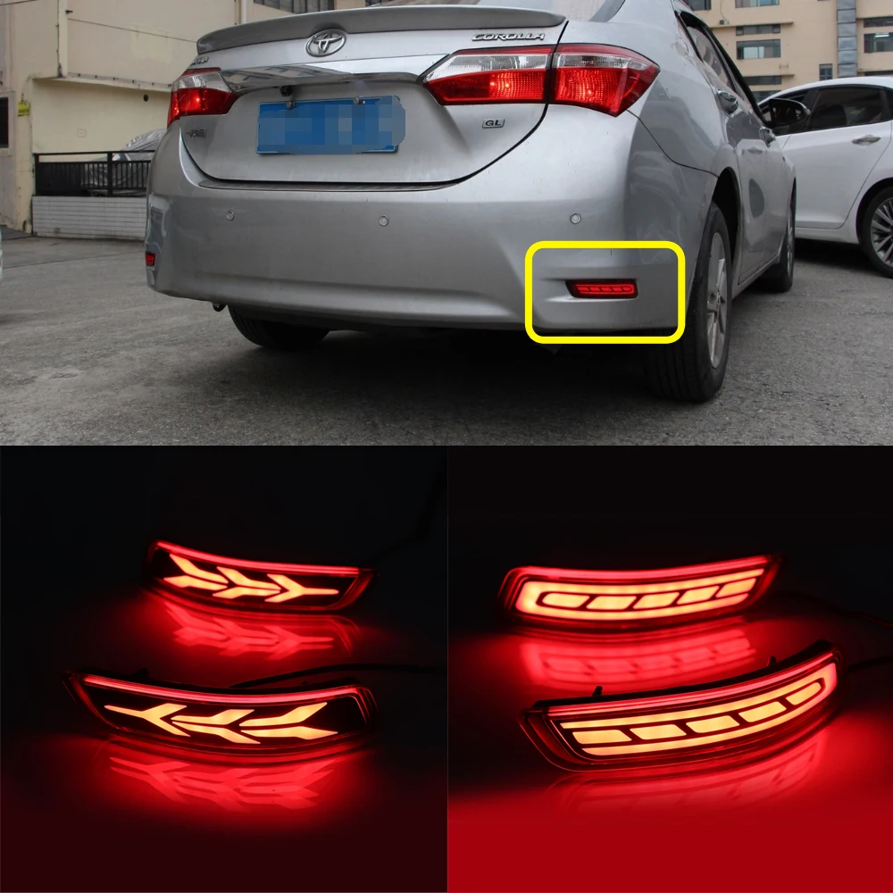 

Светоотражатель для заднего бампера Toyota Corolla Altis 2014-2018