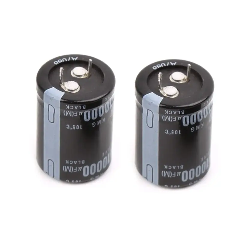 

2pcs 10000uF 35V Radial Aluminium Electrolytic Capacitors 25x40mm
