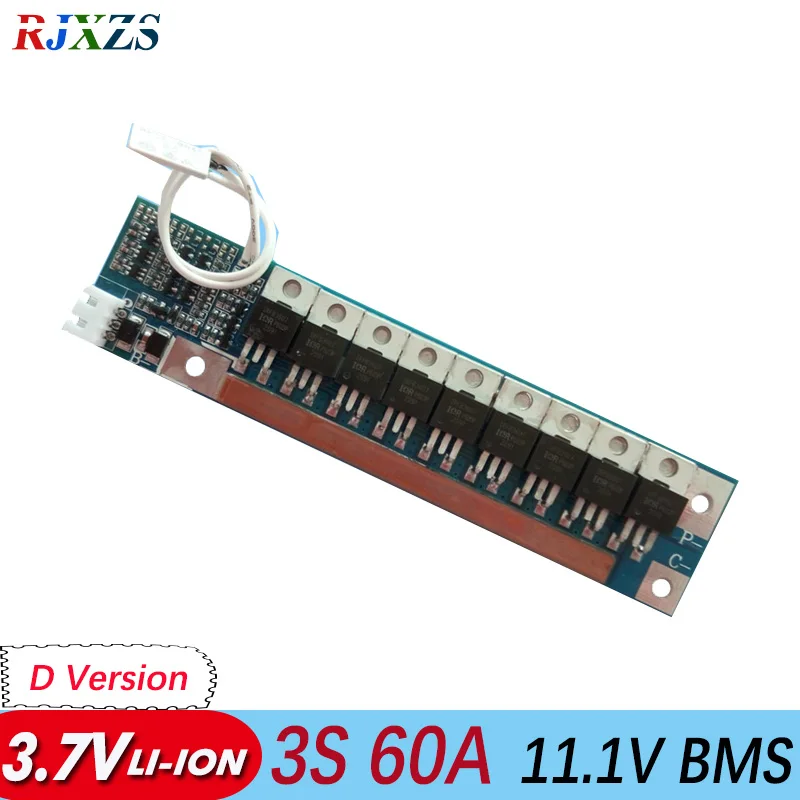 3S 60A li-ion bms 14 8 V 18650 BMS PCM 4s li Защитная плата pcm с балансировкой для литий-ионного