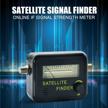 

Digital Displaying Satellite Finder Meter Satellite Finder Receptor for Sat Dish TV LNB Digital Pointer Amplifier Receiver